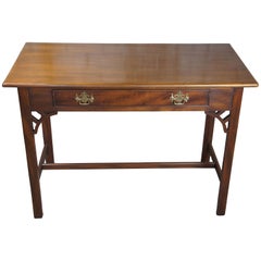 Kittinger Colonial Williamsburg Mahogany Console Table ou bureau traditionnel