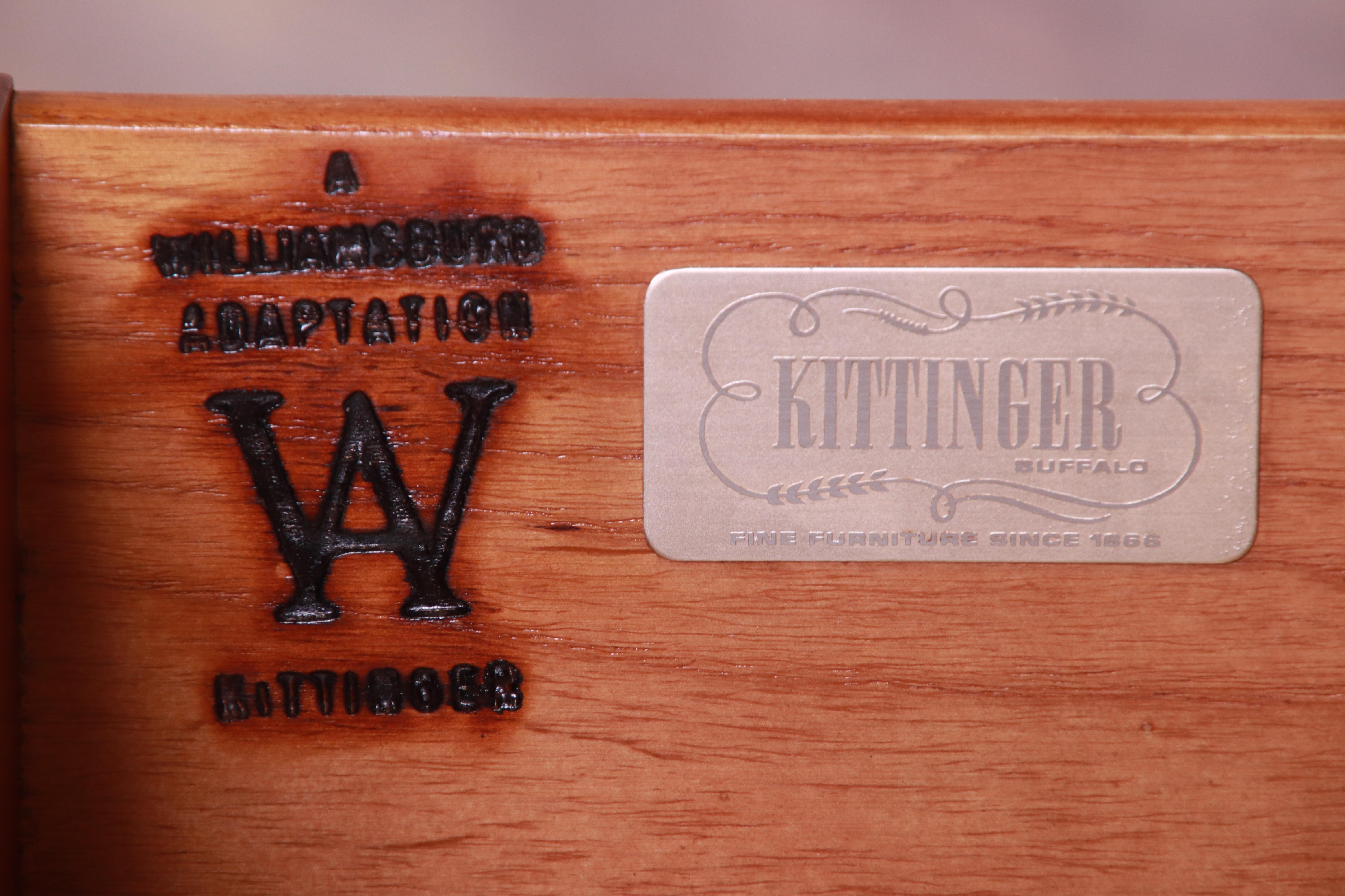 Kittinger Colonial Williamsburg Mahogany Highboy Dresser 4