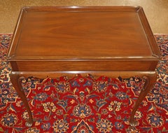 Kittinger Colonial Williamsburg Mahogany Queen Anne Style Tea Table