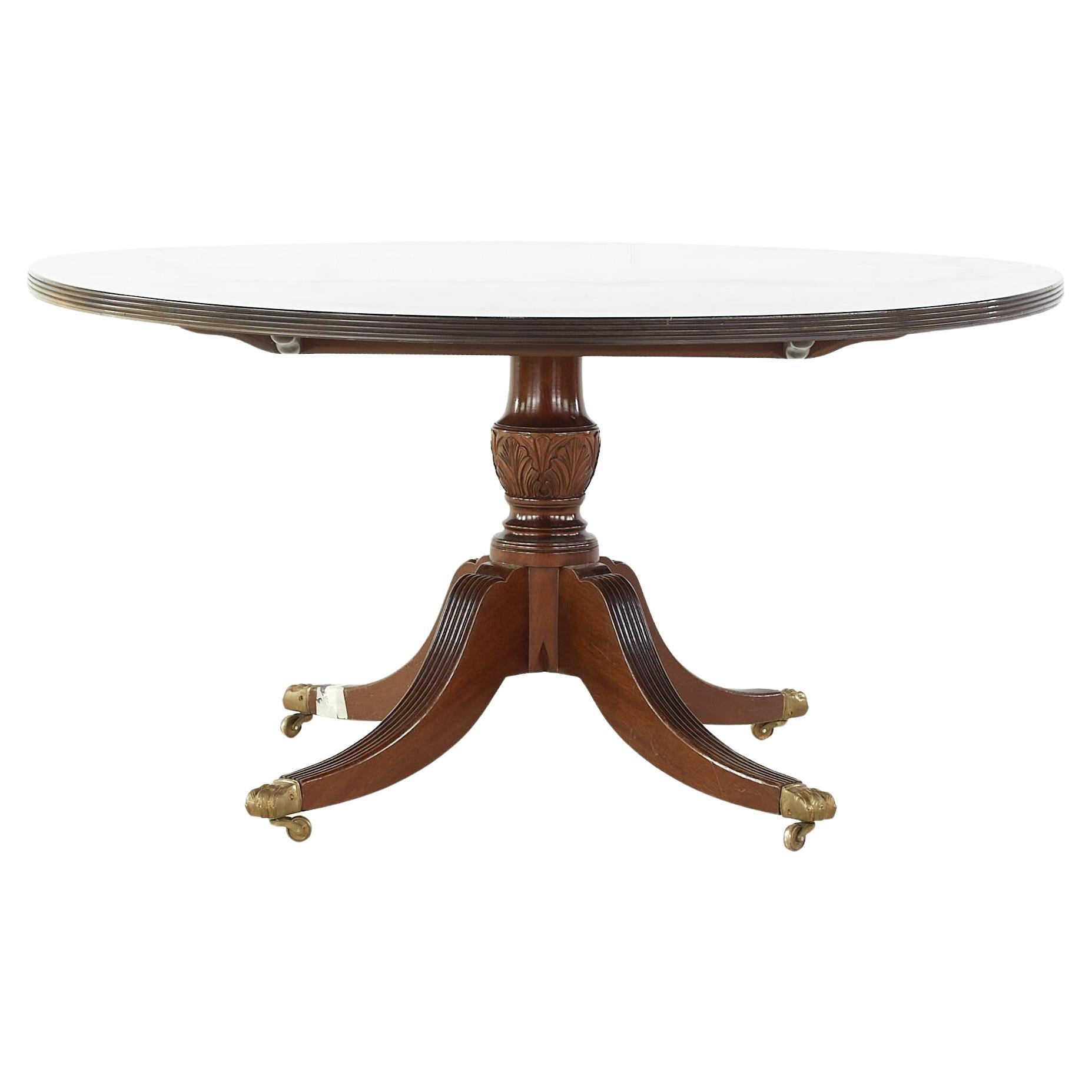 Kittinger Contemporary 58" Round Dining Table For Sale