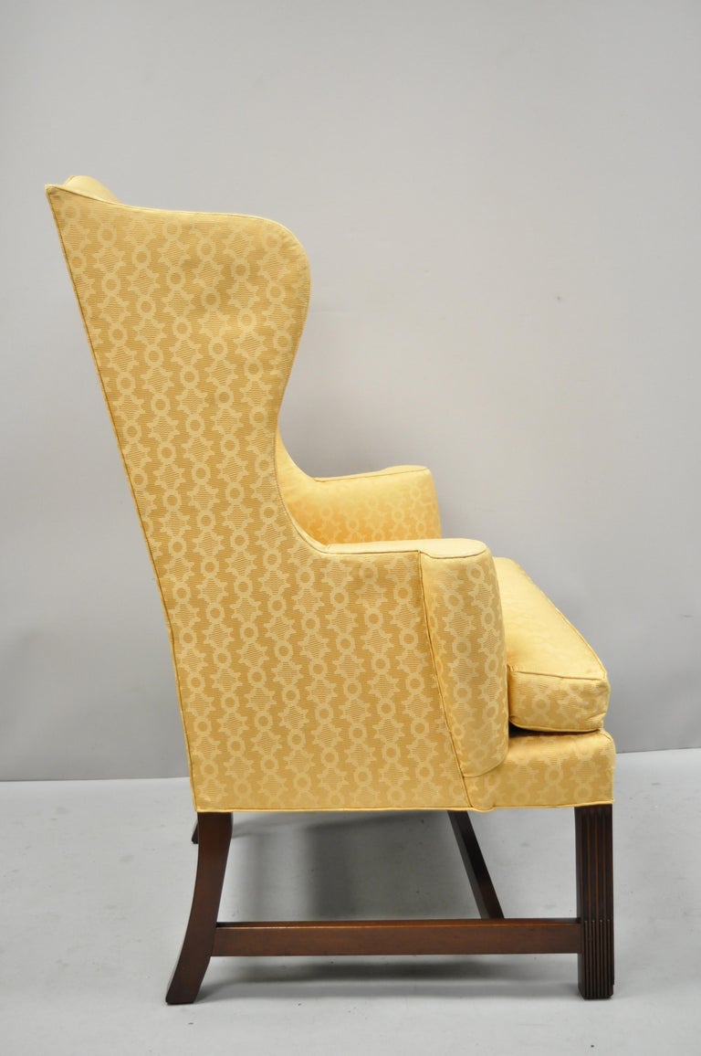 Kittinger CW12 Colonial Williamsburg Gold Wing Wingback Mahogany Chair