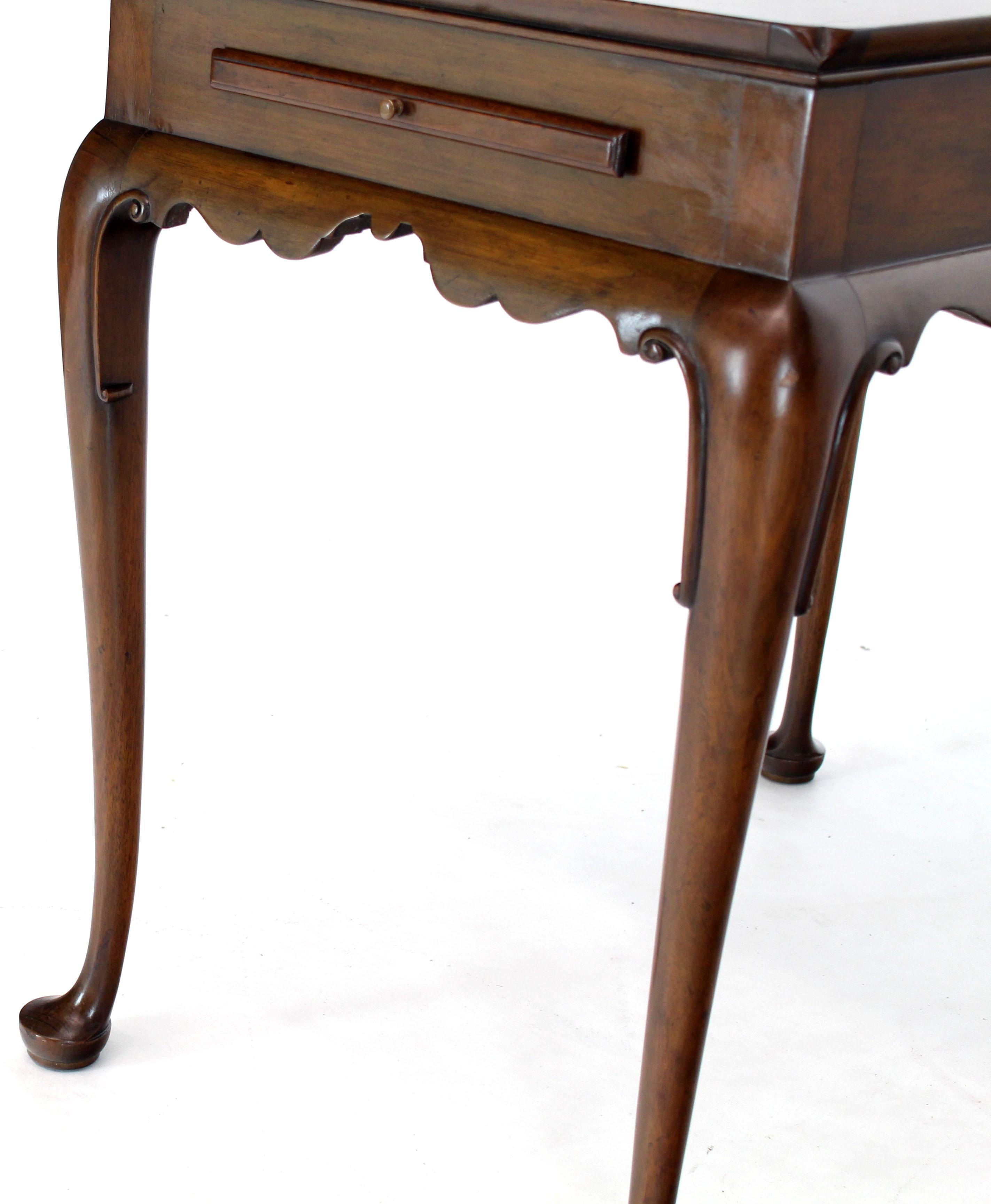 Kittinger CW-8 Vintage Mahogany Queen Anne Tea Table Stand 4