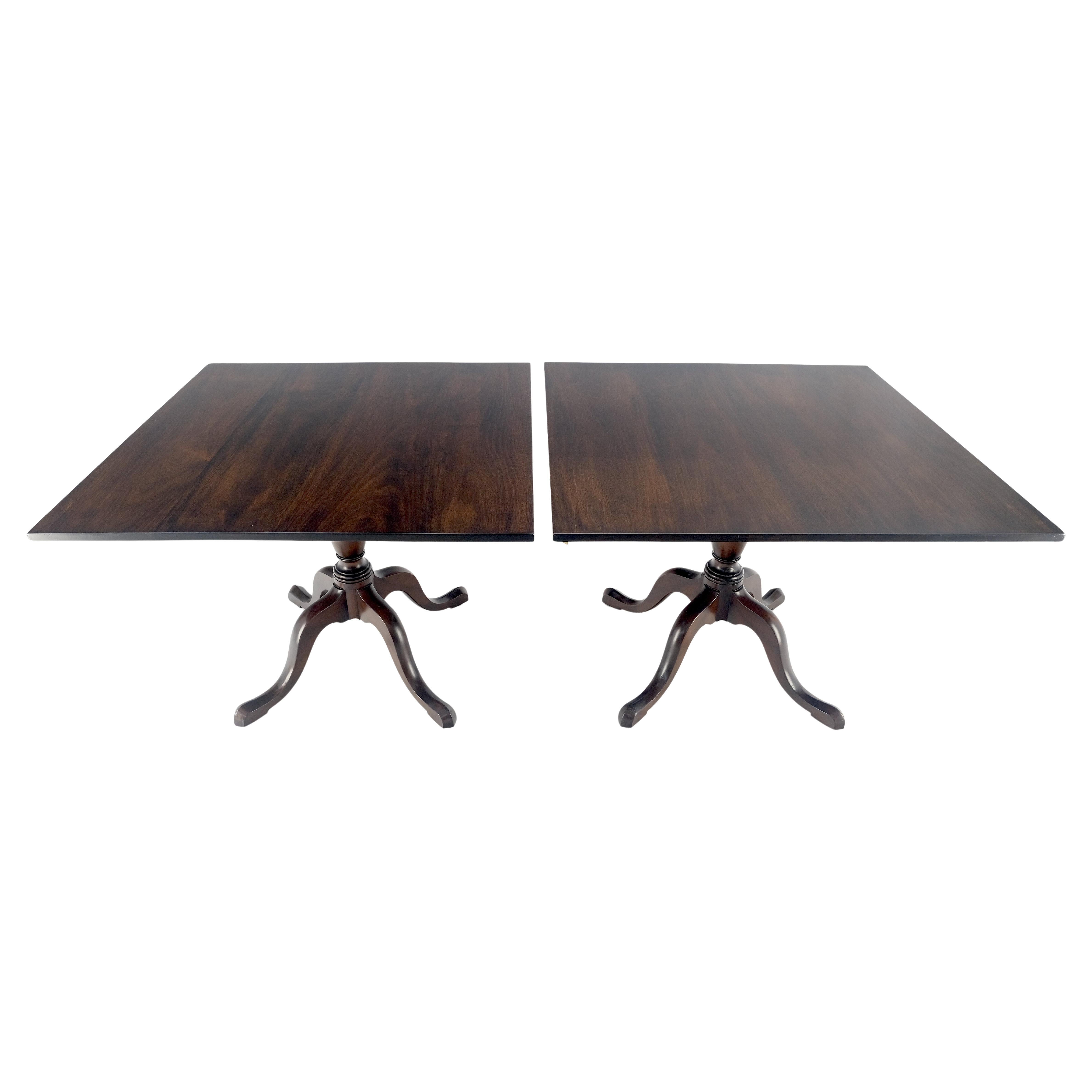 Fédéral Kittinger à double piédestal en acajou SOLID 1x24