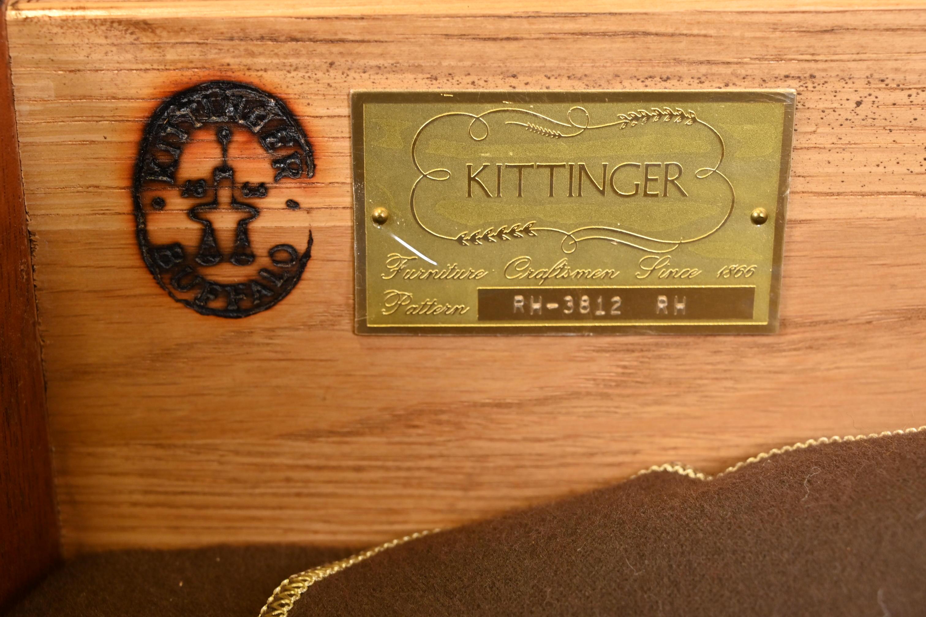 Kittinger Federal Inlaid Mahogany Bow Front Sideboard Credenza 5