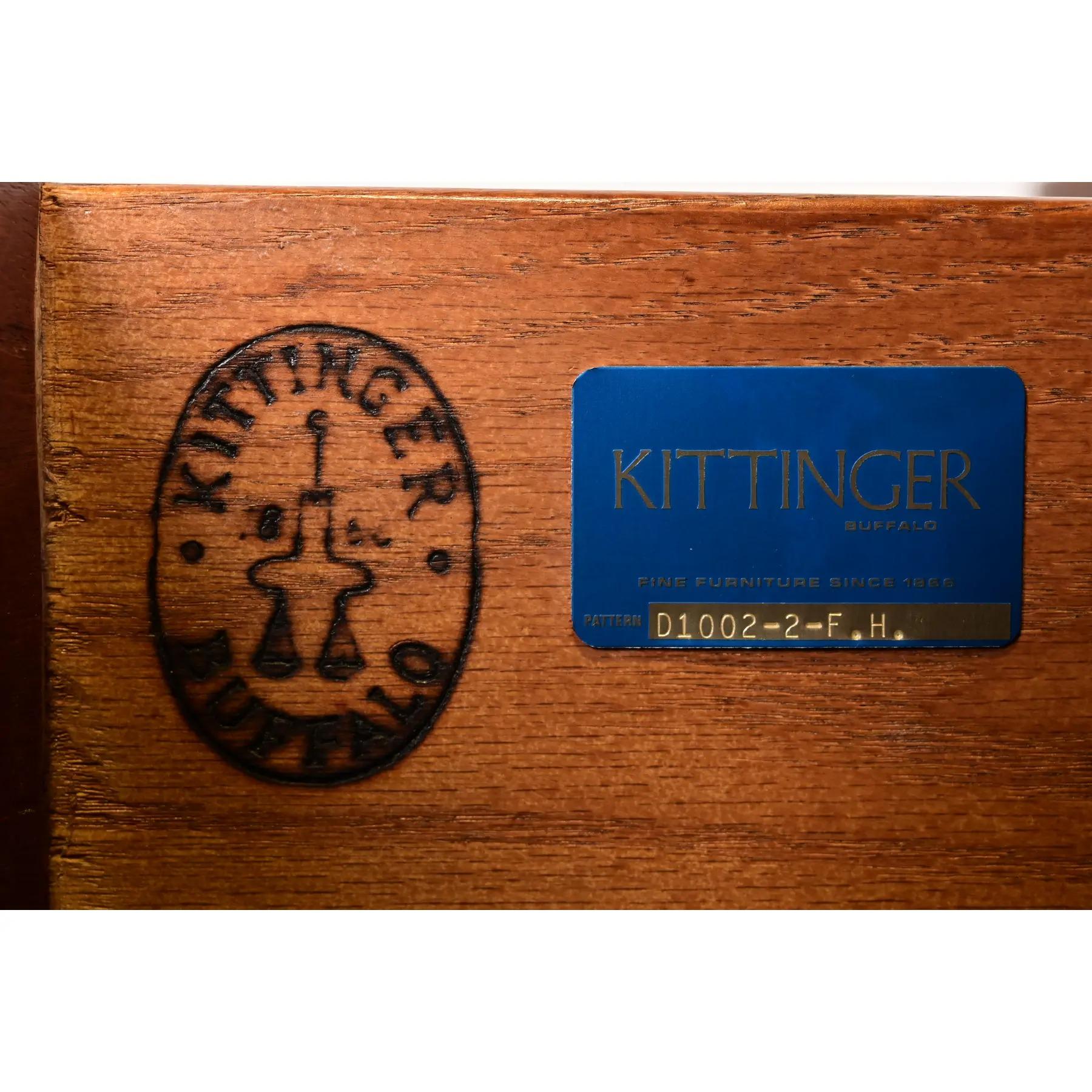 Kittinger Federal Inlaid Mahogany Serpentine Front Sideboard Credenza For Sale 5