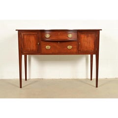Kittinger Federal Mahogany Bow Front Sideboard Credenza or Buffet