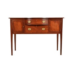 Kittinger Federal Mahogany Bow Front Sideboard Credenza or Buffet