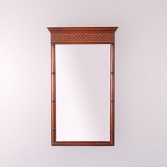 Kittinger Federal Style Carved Mahogany Wall Mirror circa 1930