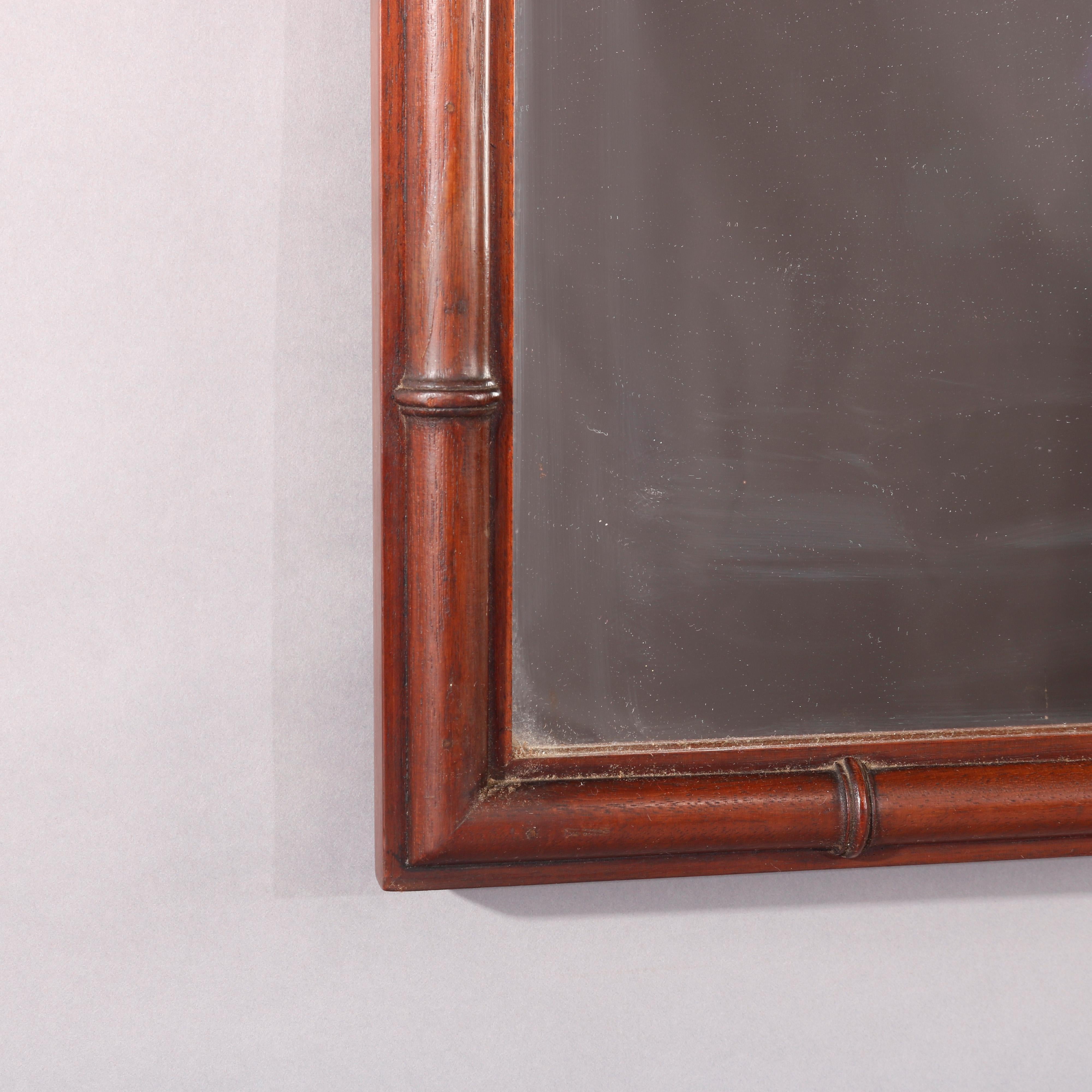 Kittinger Federal Style Carved Mahogany Wall Mirror circa 1930 1