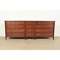 Kittinger French Regency Louis XVI Mahogany Twelve-Drawer Dresser, Refinished