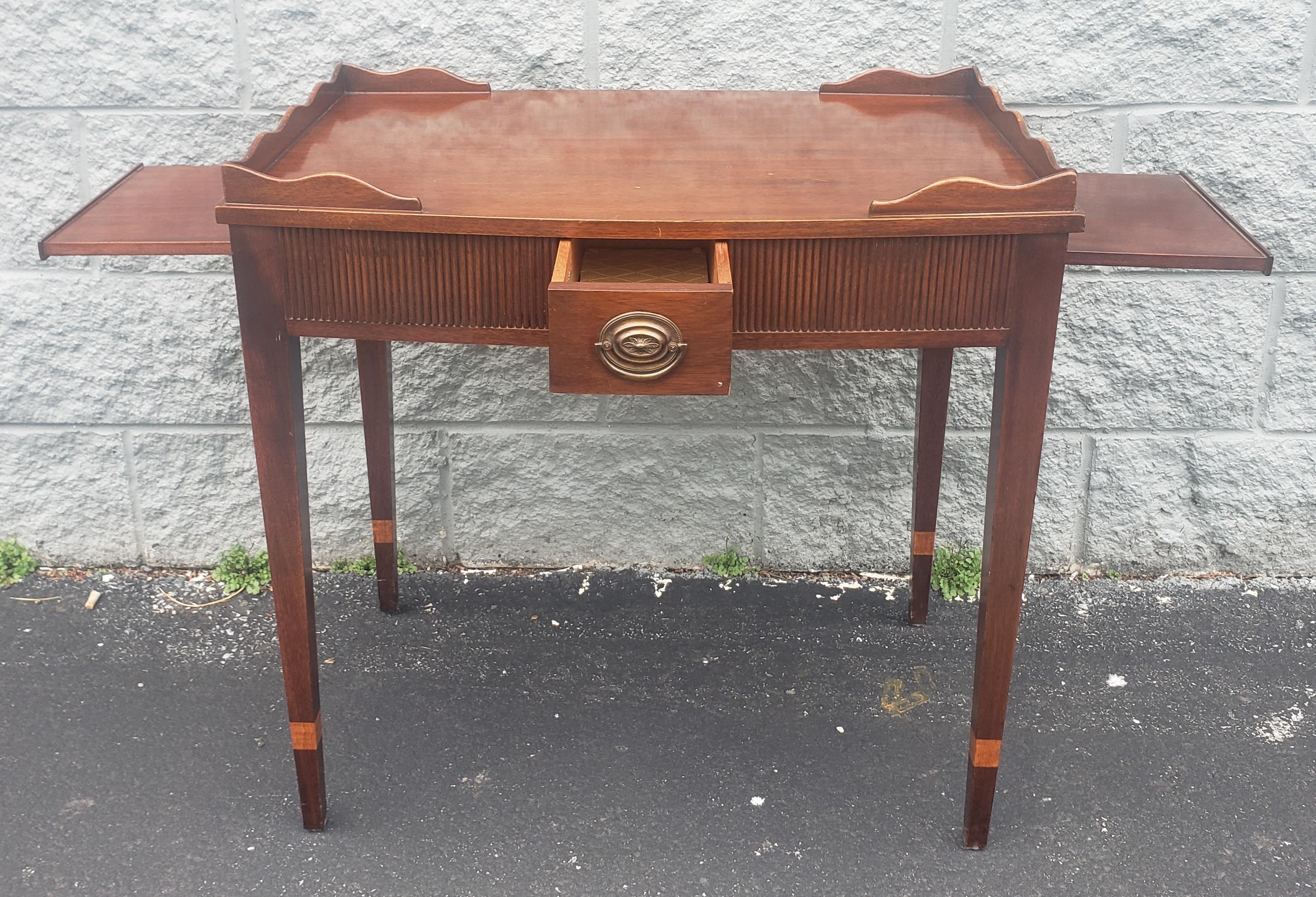 antique pull out table