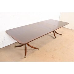 Kittinger Mesa de Comedor Extensible Georgiana de Caoba con Bandas, Recién Acabada