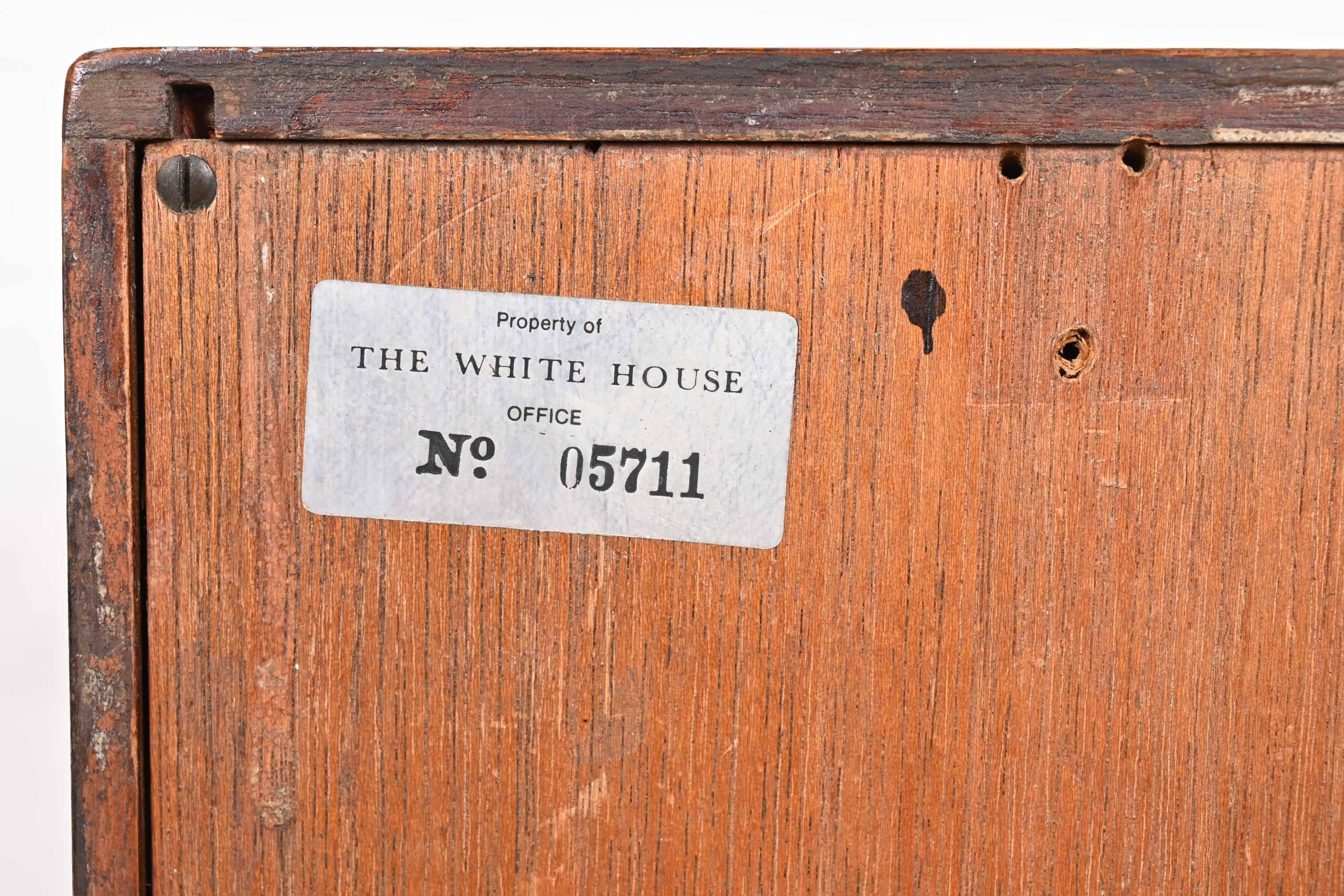 Kittinger Georgian Mahogany Slant Front Secretary Desk From the White House For Sale 11