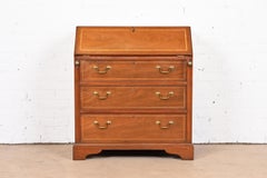 Kittinger Georgian Mahogany Slant Front Secretary Desk From the White House