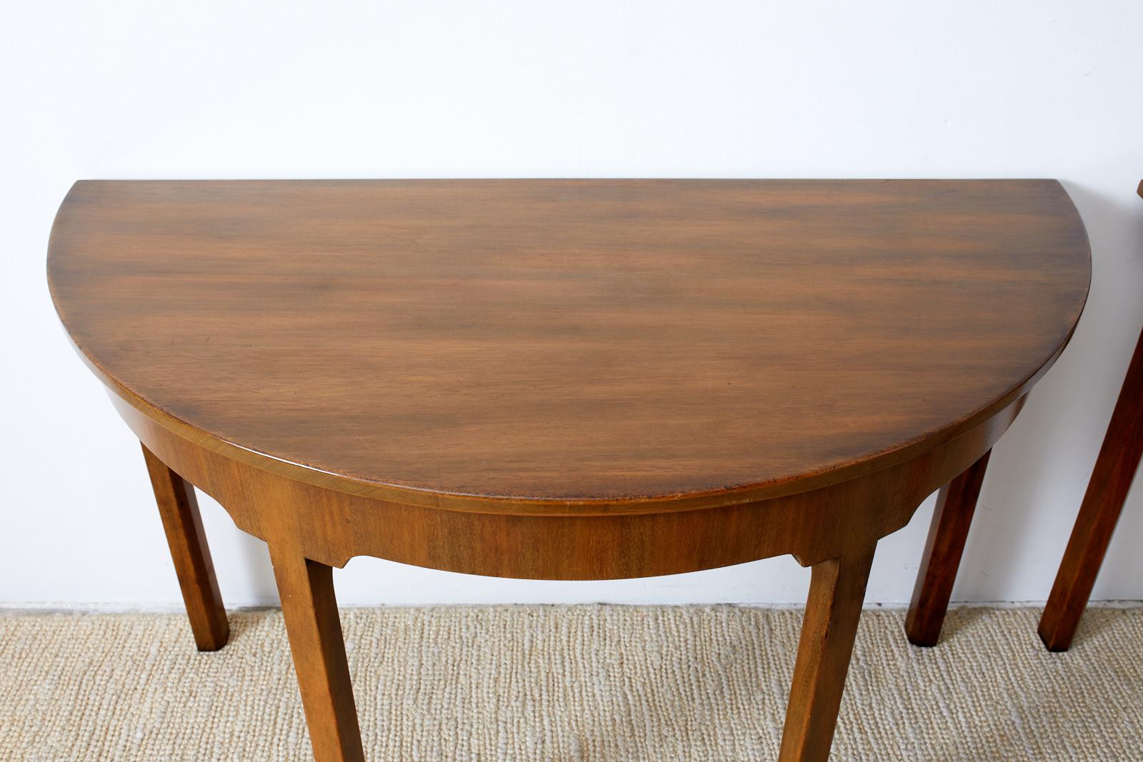 Kittinger Georgian Style Mahogany Banquet Dining Table 8