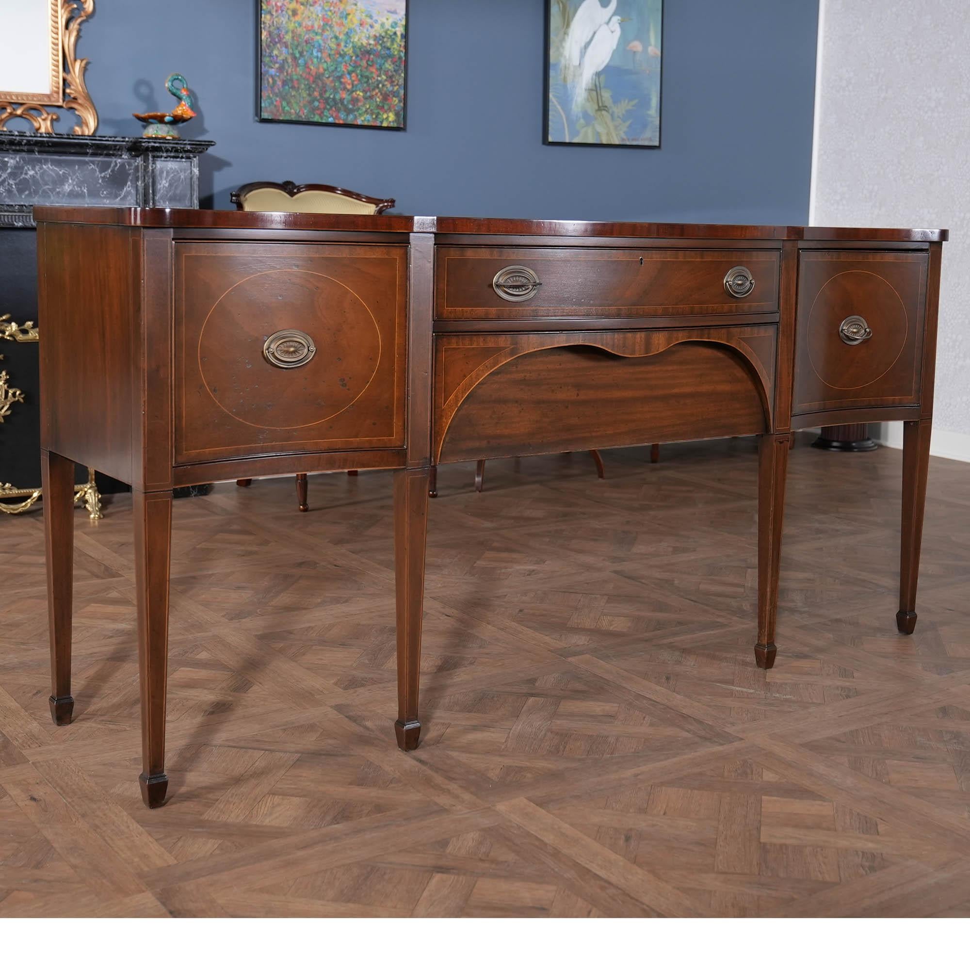 Renaissance Kittinger Hepplewhite Style Sideboard For Sale
