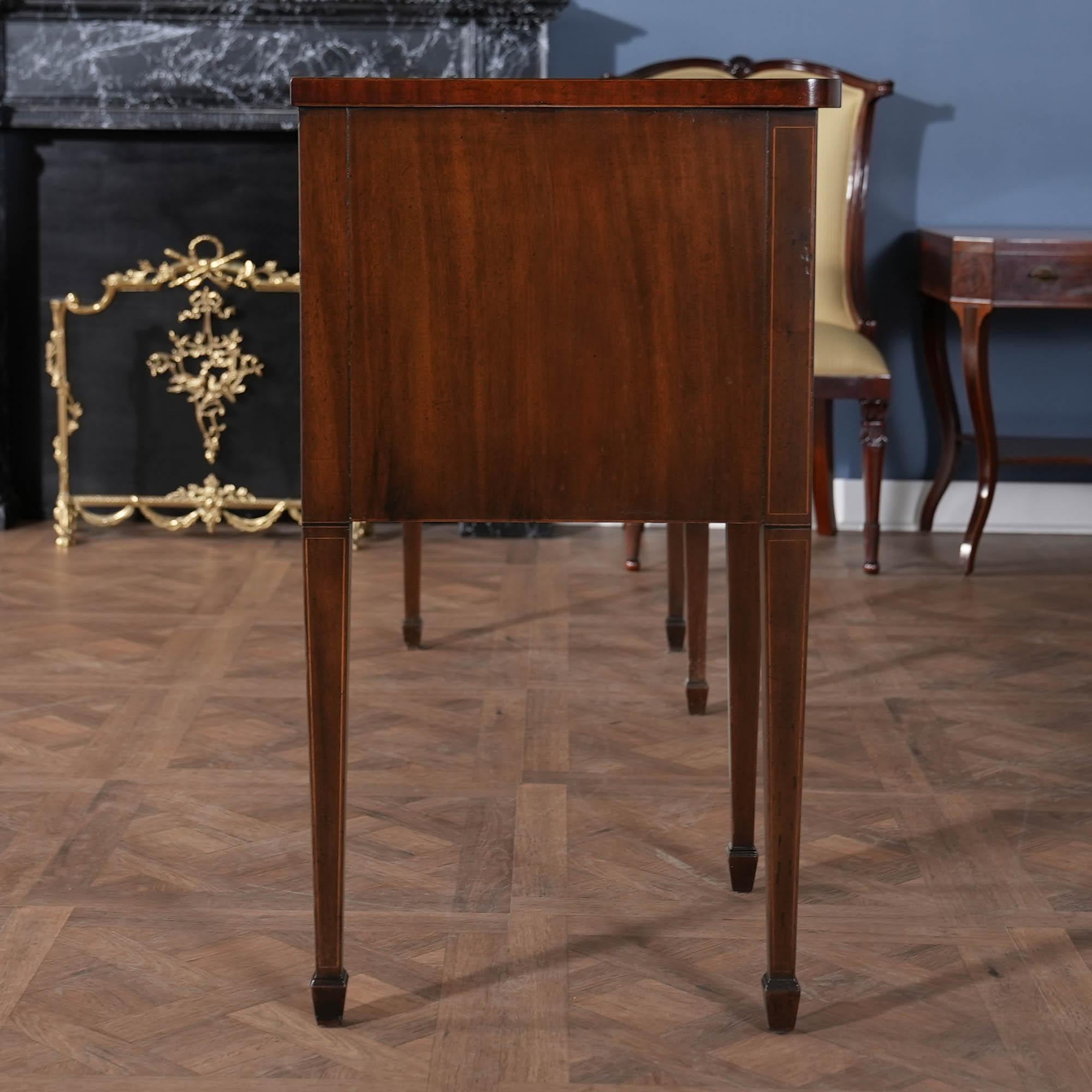 Wood Kittinger Hepplewhite Style Sideboard For Sale