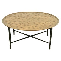 Kittinger Hollywood Regency Faux Bamboo Cocktail Table, Circa 1950s