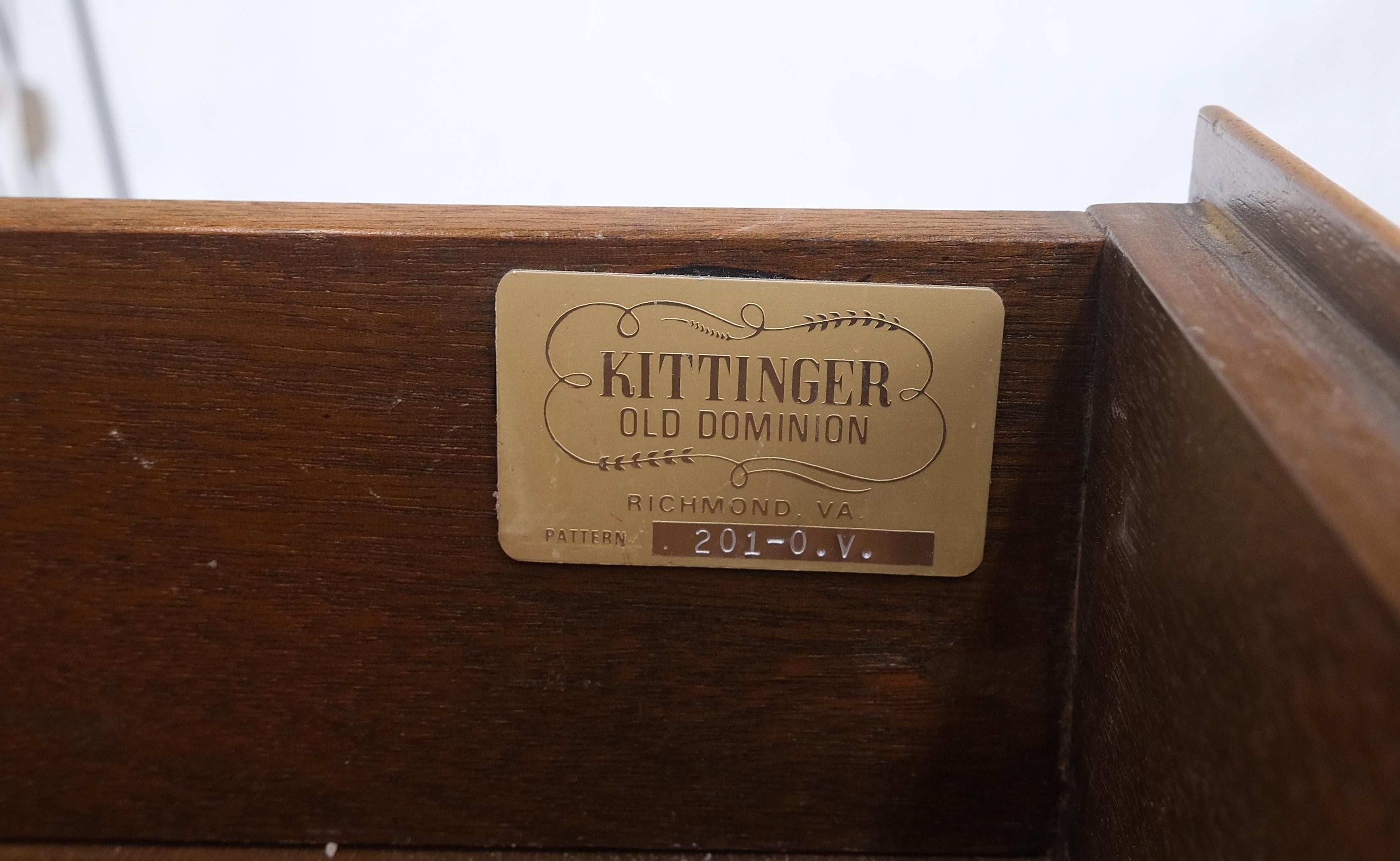 Kittinger acajou clair Queen Anne 6 tiroirs buffet serveur crédence MINT ! en vente 6