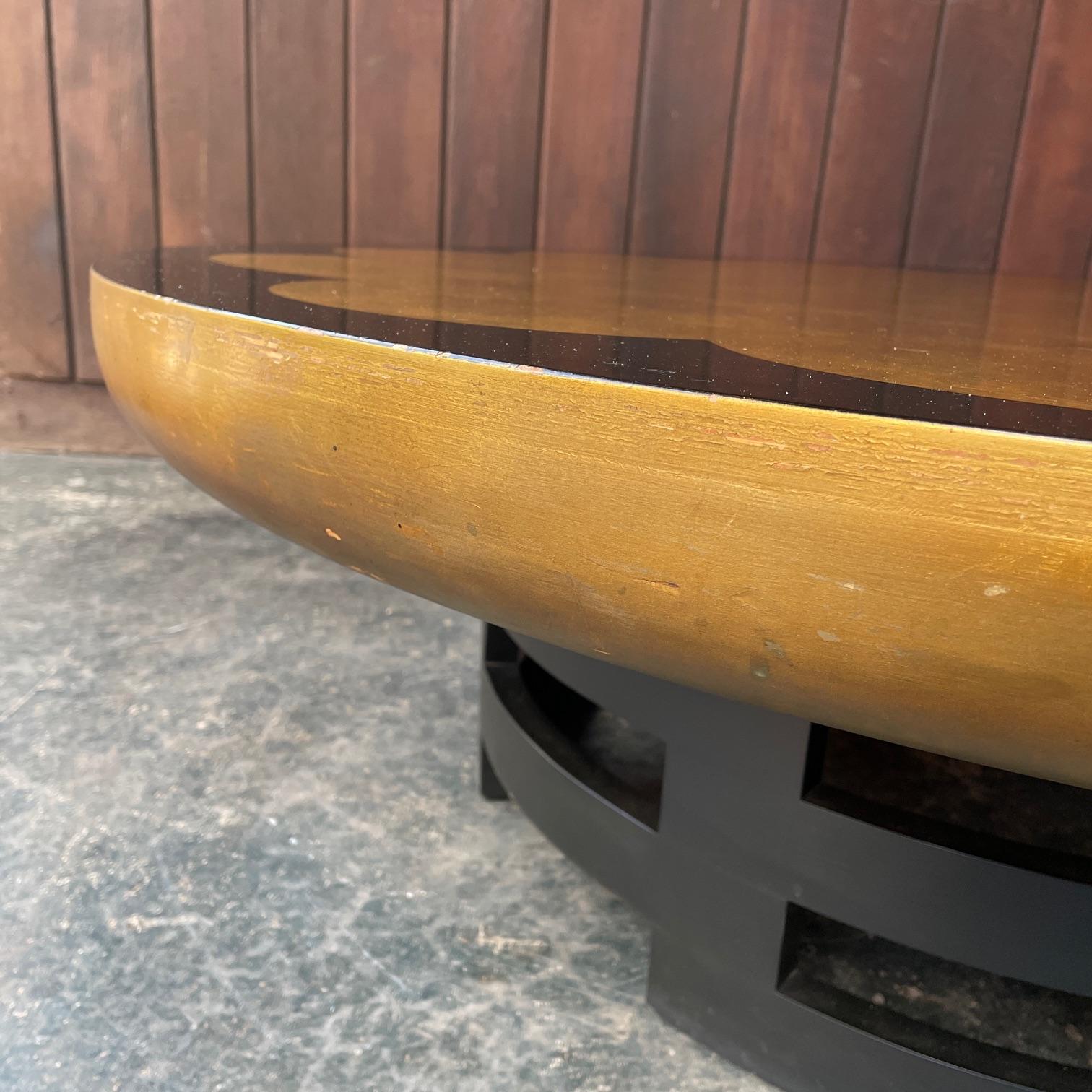 Kittinger Table basse Lotus Mid-Century Gilt James Mont Hollywood Chinoiserie en vente 4