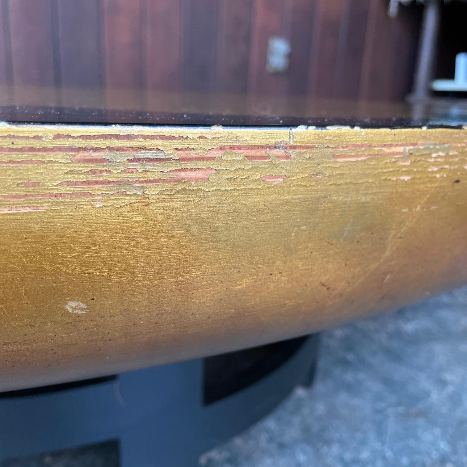 Kittinger Table basse Lotus Mid-Century Gilt James Mont Hollywood Chinoiserie en vente 5