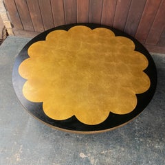Kittinger Lotus Coffee Table Mid-Century Gilt James Mont Hollywood Chinoiserie