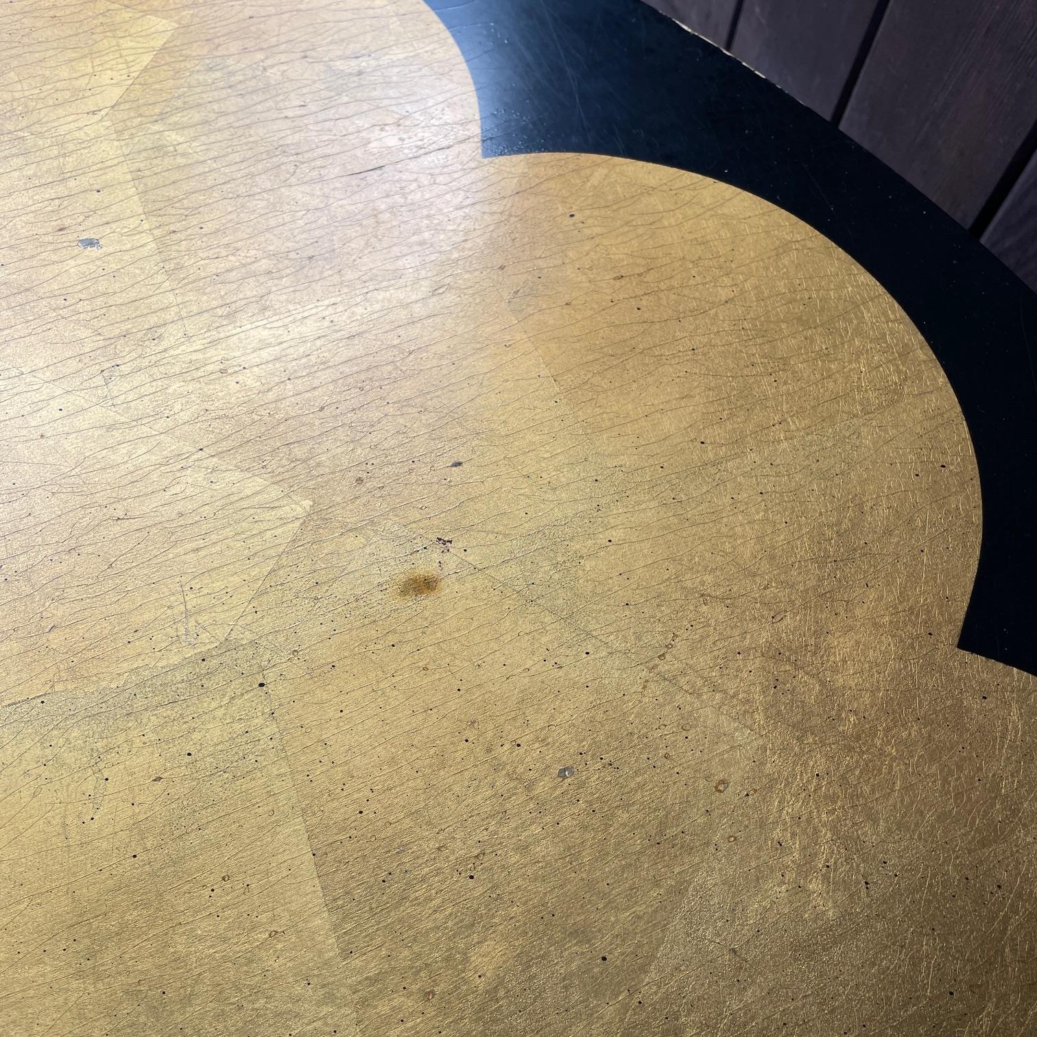 Bois Kittinger Table basse Lotus Mid-Century Gilt James Mont Hollywood Chinoiserie en vente