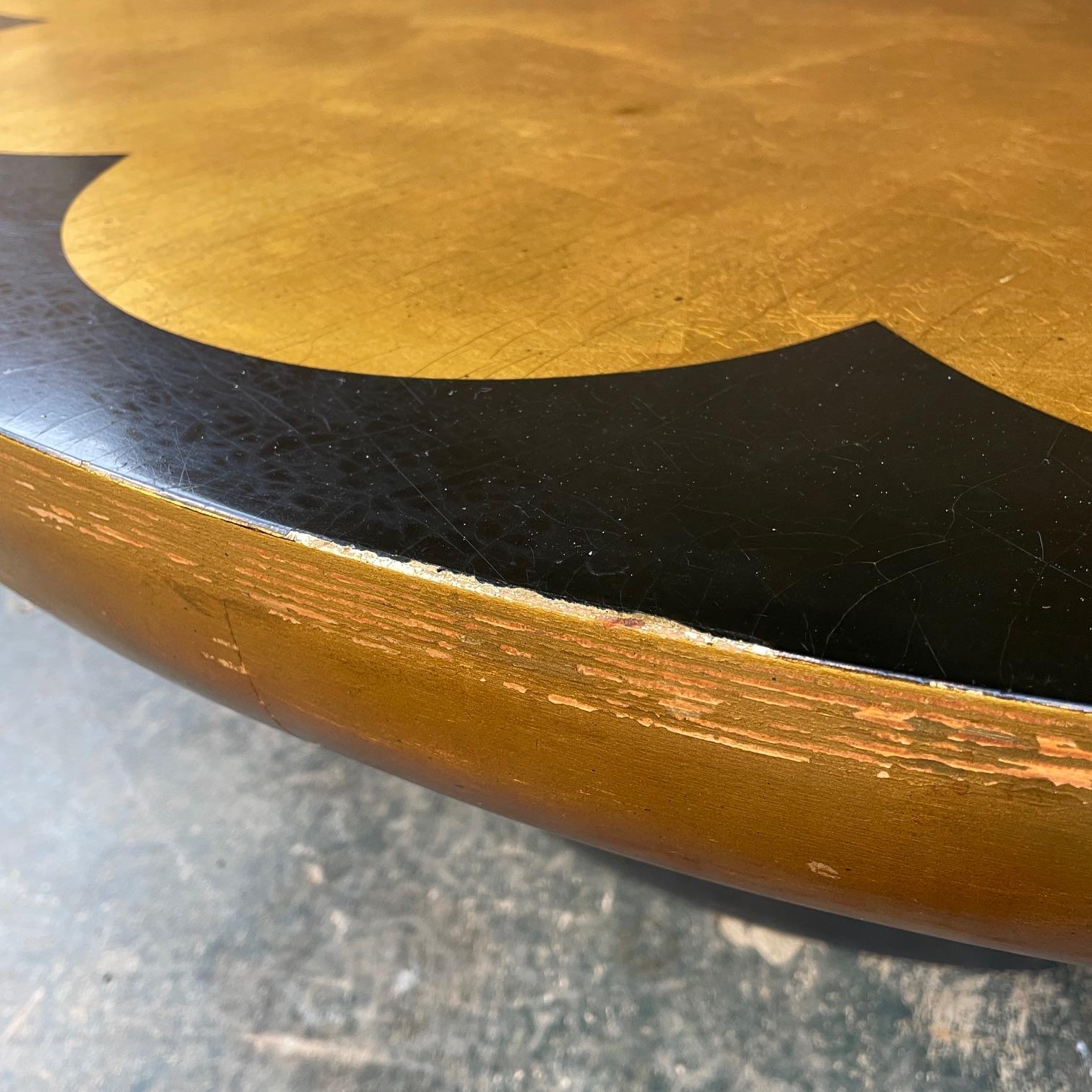 Kittinger Table basse Lotus Mid-Century Gilt James Mont Hollywood Chinoiserie en vente 1