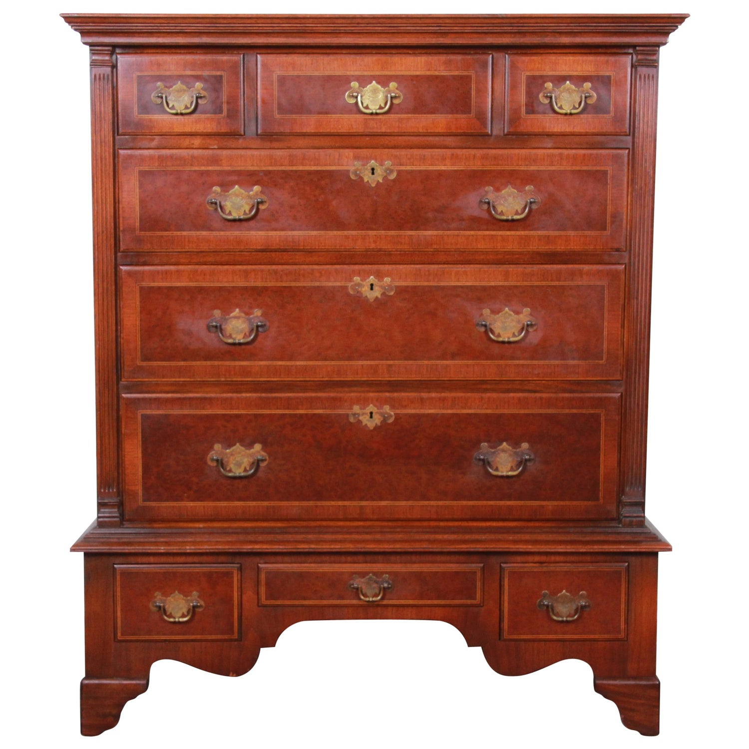 Birdseye Maple Dressers 18 For Sale At 1stdibs