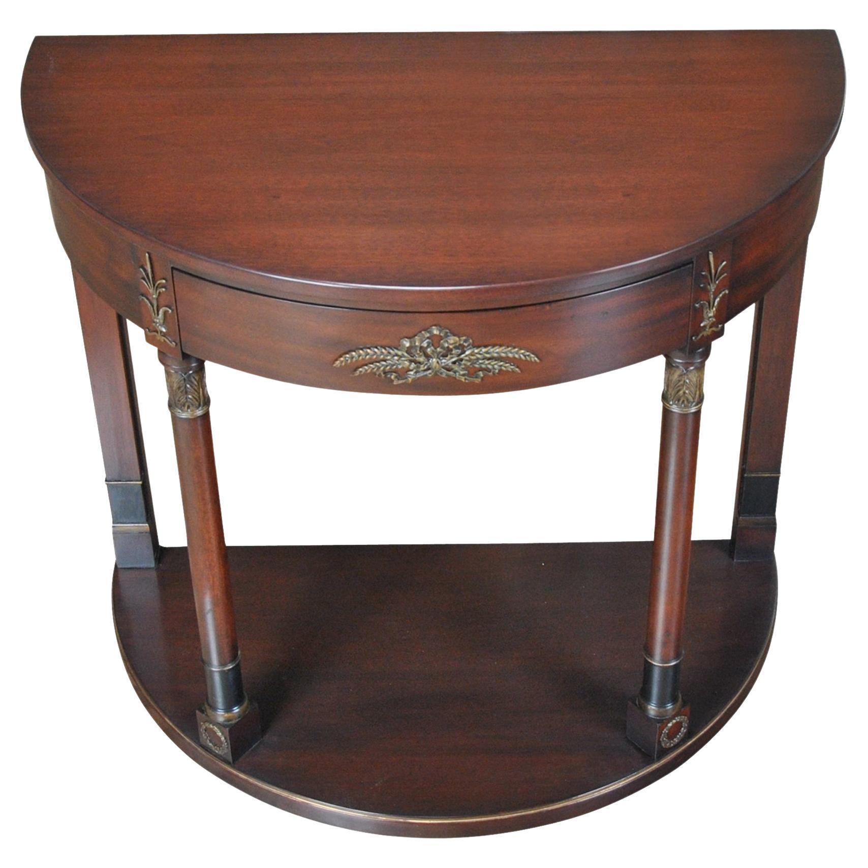 Kittinger Mahogany Console with Columns A903