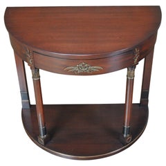 Vintage Kittinger Mahogany Console with Columns A903