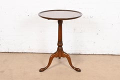 Kittinger Queen Anne-Weintisch mit Mahagoni-Sockel, ca. 1960er Jahre