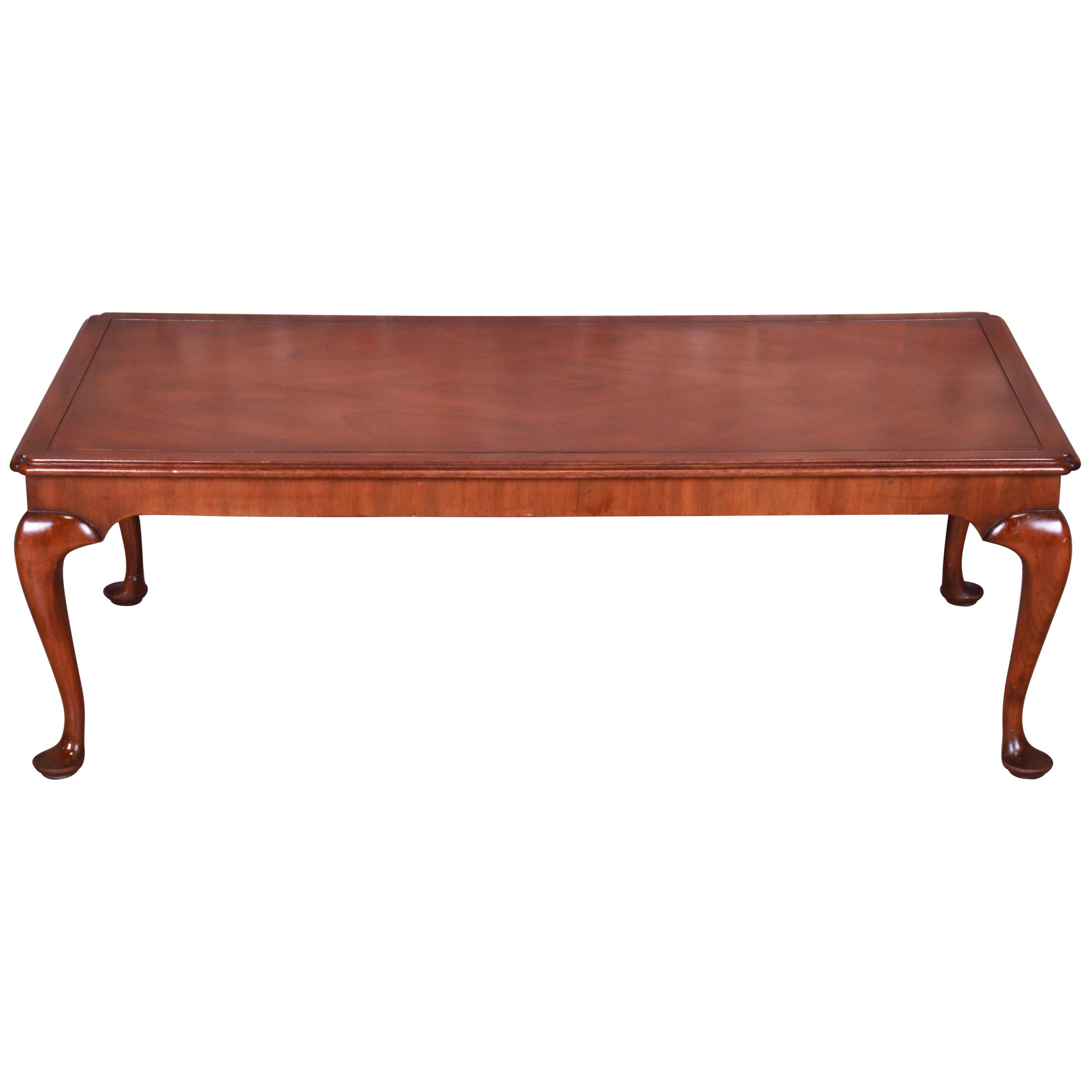 Kittinger Queen Anne Walnut Coffee Table