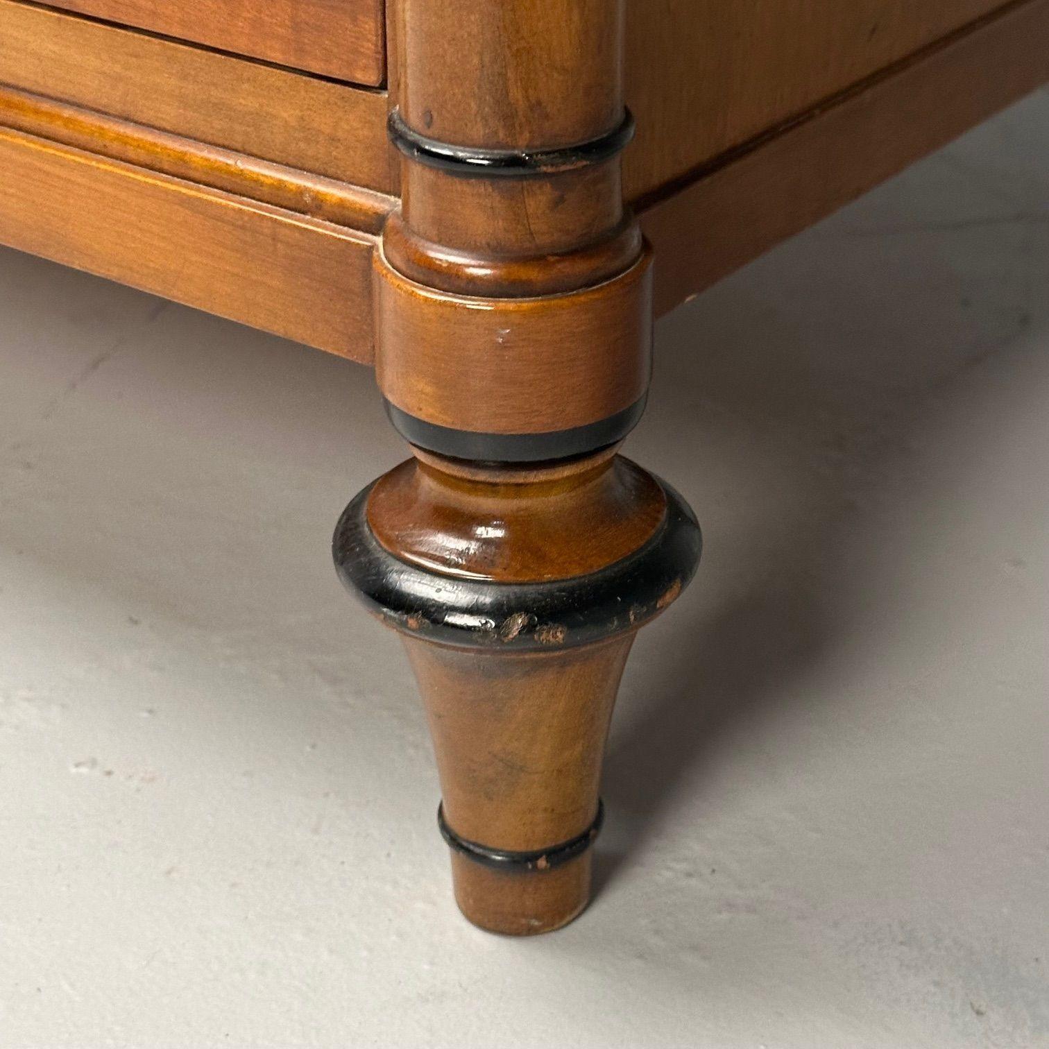 Kittinger, Regency, Commodes, Palissandro, Satinwood, Ottone, USA, anni '60 in vendita 4