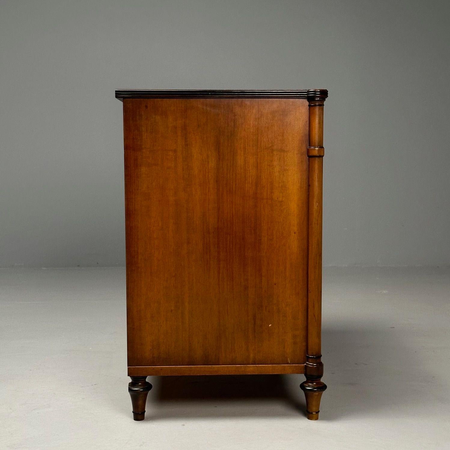 Kittinger, Regency, Commodes, Palissandro, Satinwood, Ottone, USA, anni '60 in vendita 5