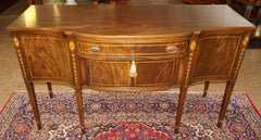 Kittinger Regency Hepplewhite Style Mahogany Inlaid Server Buffet Sideboard