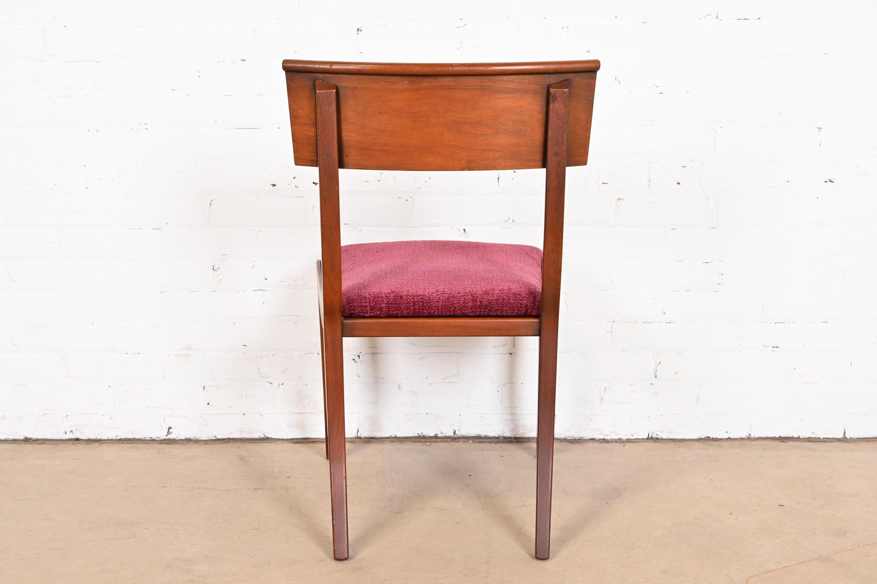 Kittinger Regency Inlaid Mahogany Klismos Dining Chairs, Set of Ten For Sale 3