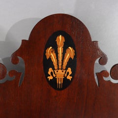 Kittinger School Federal Style Parcel Gilt Mahogany Wall Mirror 20thC