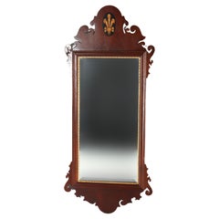Kittinger School Federal Style Parcel Gilt Mahogany Wall Mirror 20thC