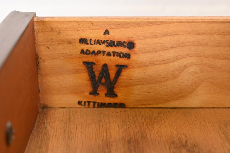 Kittinger Williamsburg Adaptation Solid Mahogany Bachelor