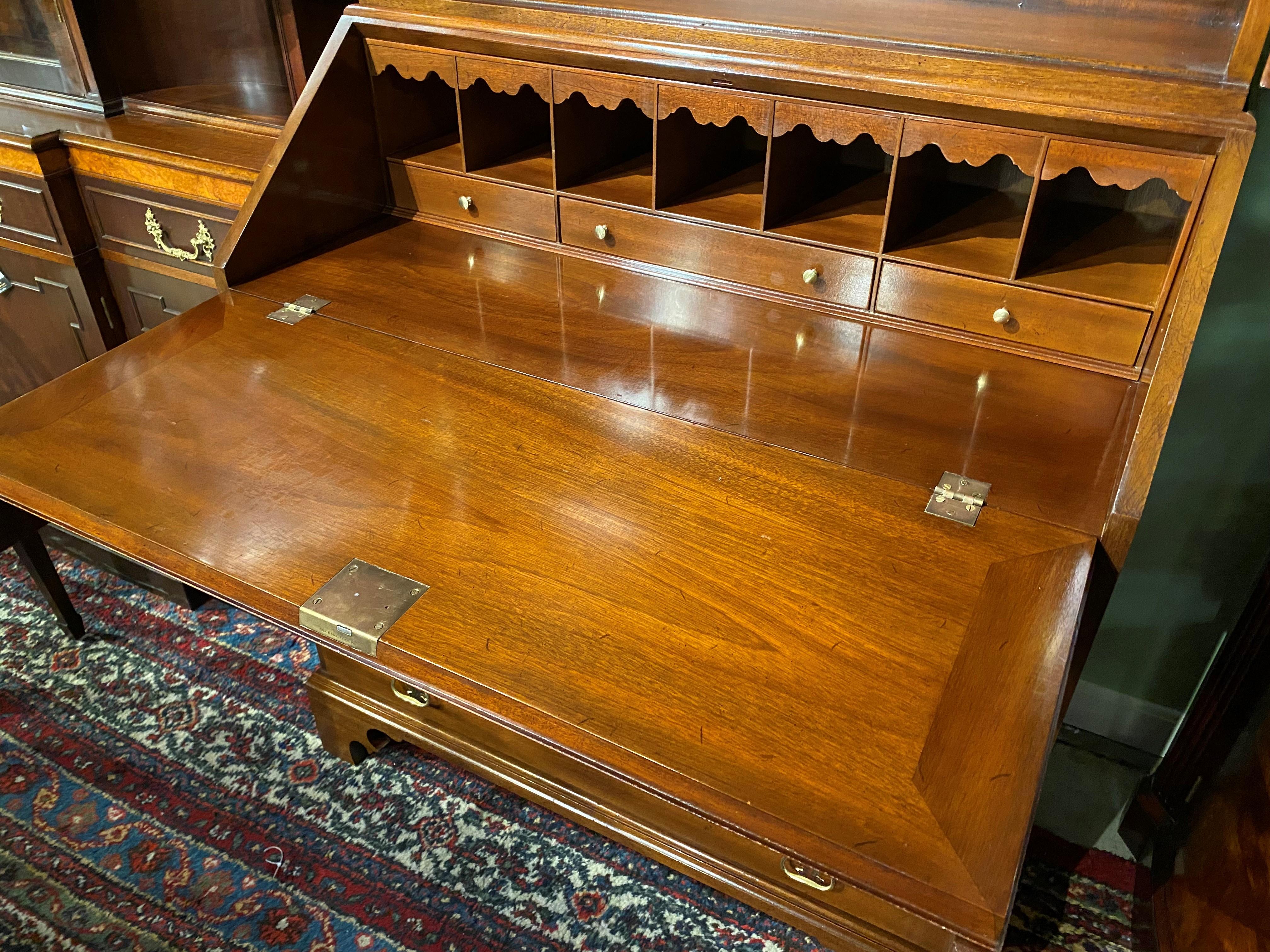 secretary desk with drawers