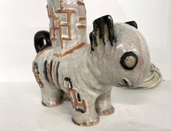 Kitty Rix para Wiener Werkstatte Cerámica de gato de 1920