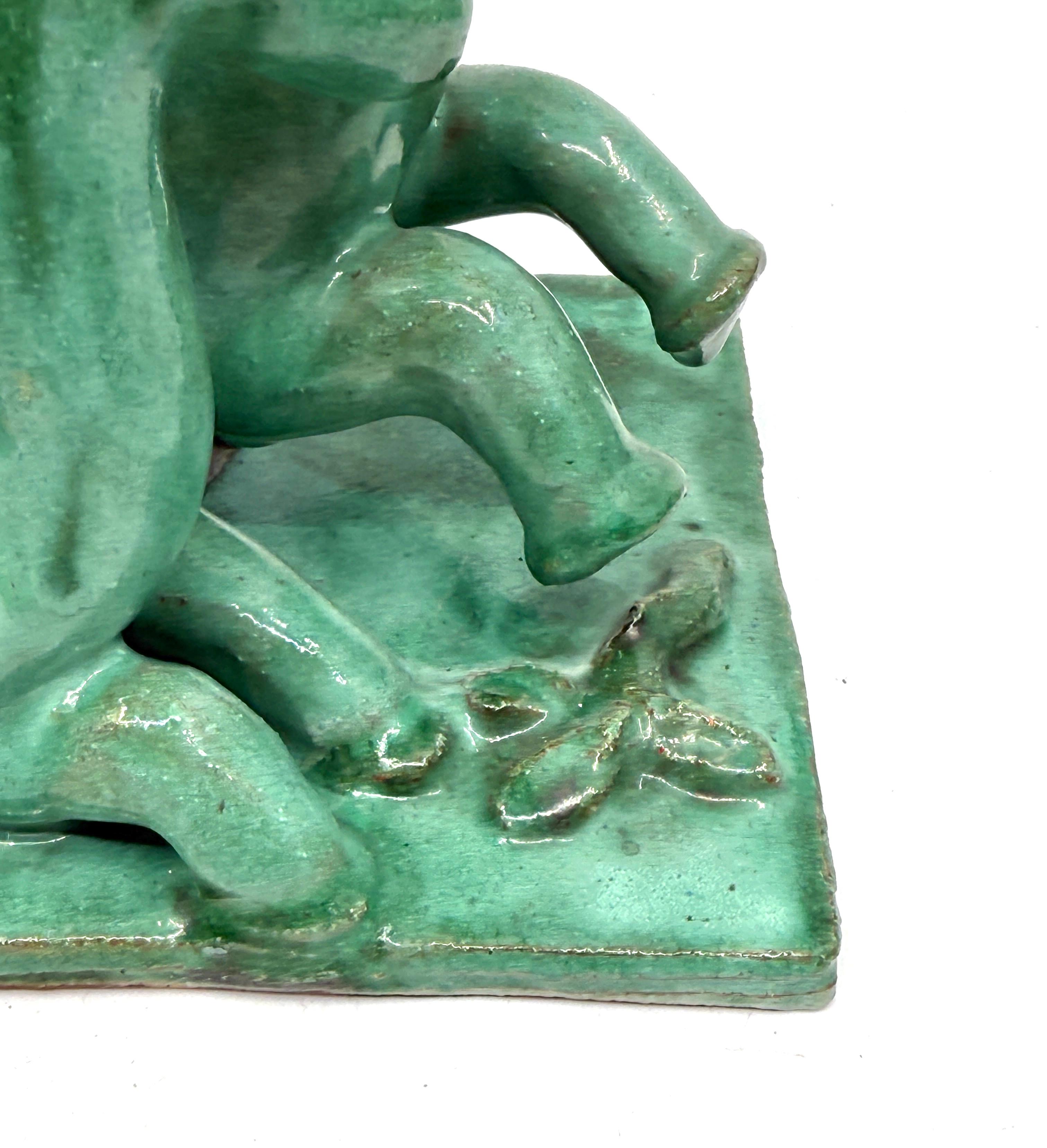 Kitty Rix for Wiener Werkstatte Ceramic Figues of Horses For Sale 3
