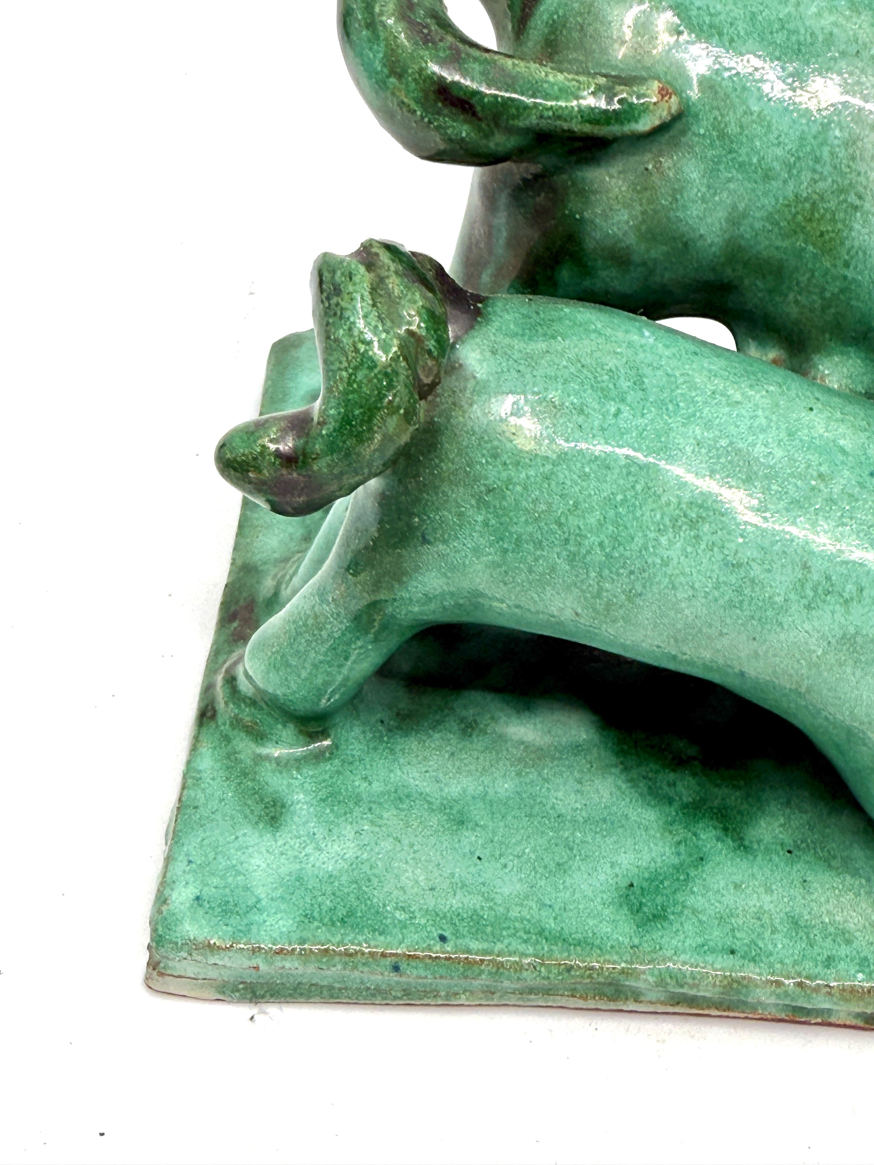 Kitty Rix for Wiener Werkstatte Ceramic Figues of Horses For Sale 4