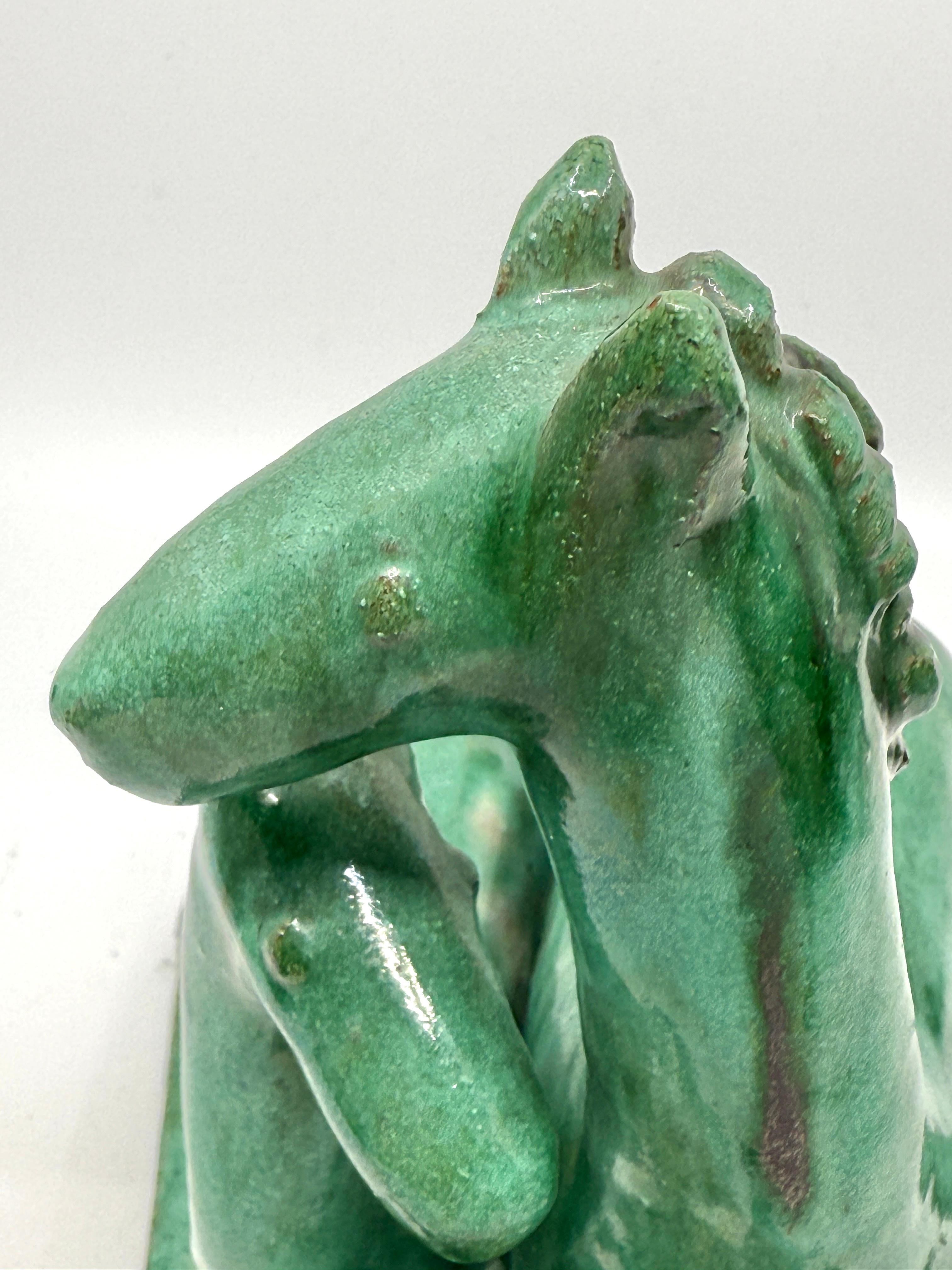 Kitty Rix for Wiener Werkstatte Ceramic Figues of Horses For Sale 6