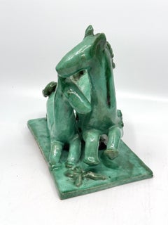 Kitty Rix para Wiener Werkstatte Figuras de cerámica de caballos