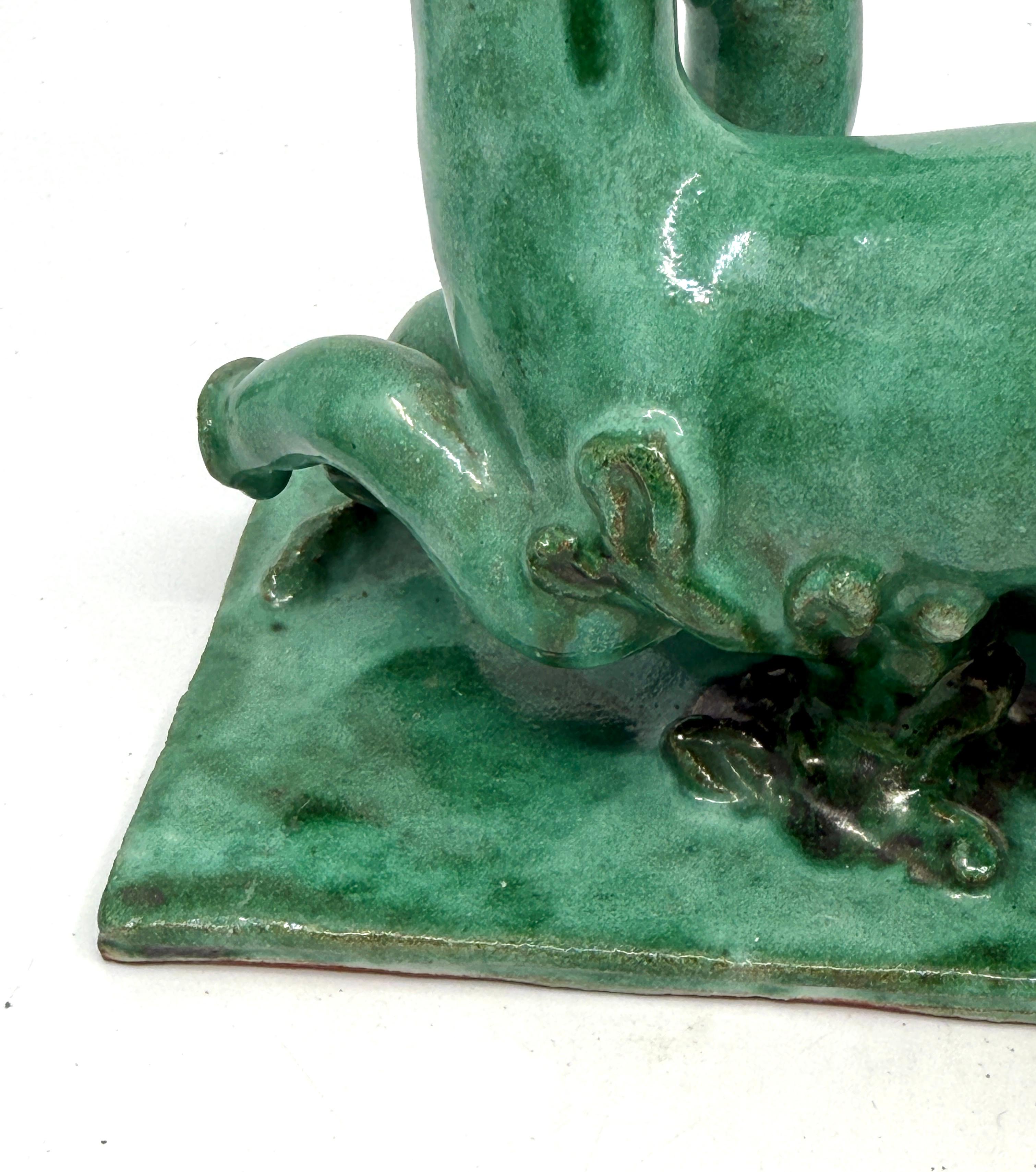 Kitty Rix for Wiener Werkstatte Ceramic Figues of Horses In Good Condition For Sale In Palm Springs, CA