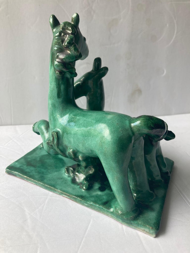 Kitty RixTichacek Nouveau Horses Sculpture, for Wiener Werkstatte