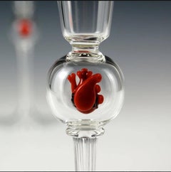 Anatomical Heart Toasting Flutes