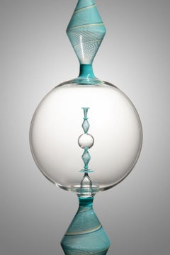 Teal Bottle in a Bottle